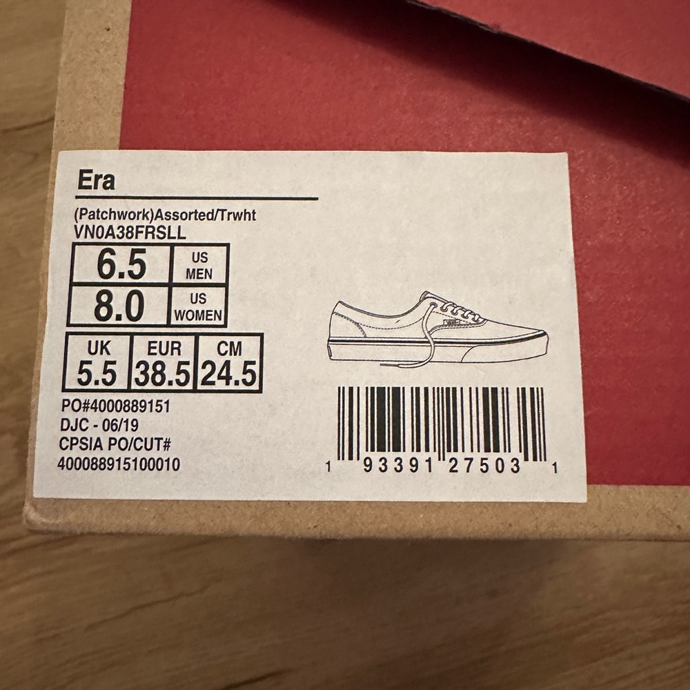 Vans Era Assorted Patchwork Sneakers - image 1